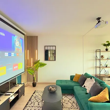 Vue Toits D Sauna & Cinema Balcon Parking * Amiens