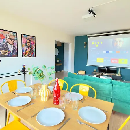 Vue Toits D Sauna & Cinema Balcon Parking Lägenhet Amiens