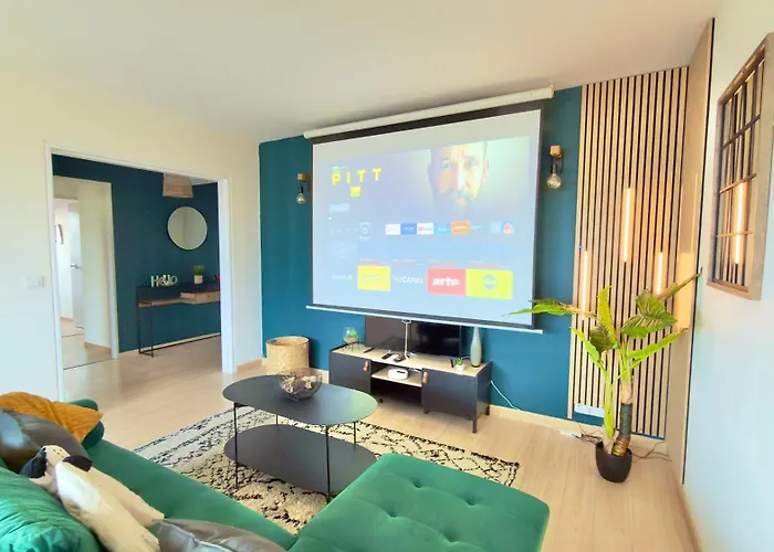 Vue Toits D Sauna & Cinema Balcon Parking Amiens