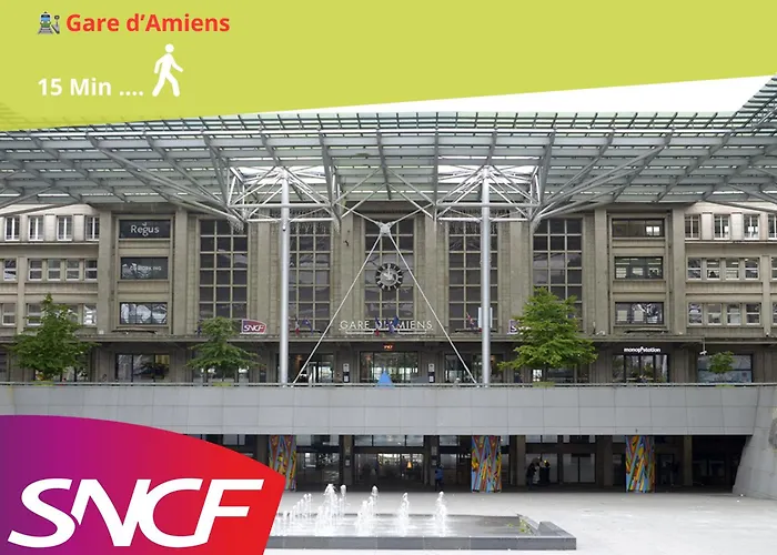 Vue Toits D Sauna & Cinema Balcon Parking Amiens