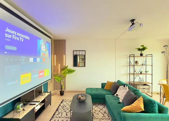 Vue Toits D Sauna & Cinema Balcon Parking * Amiens